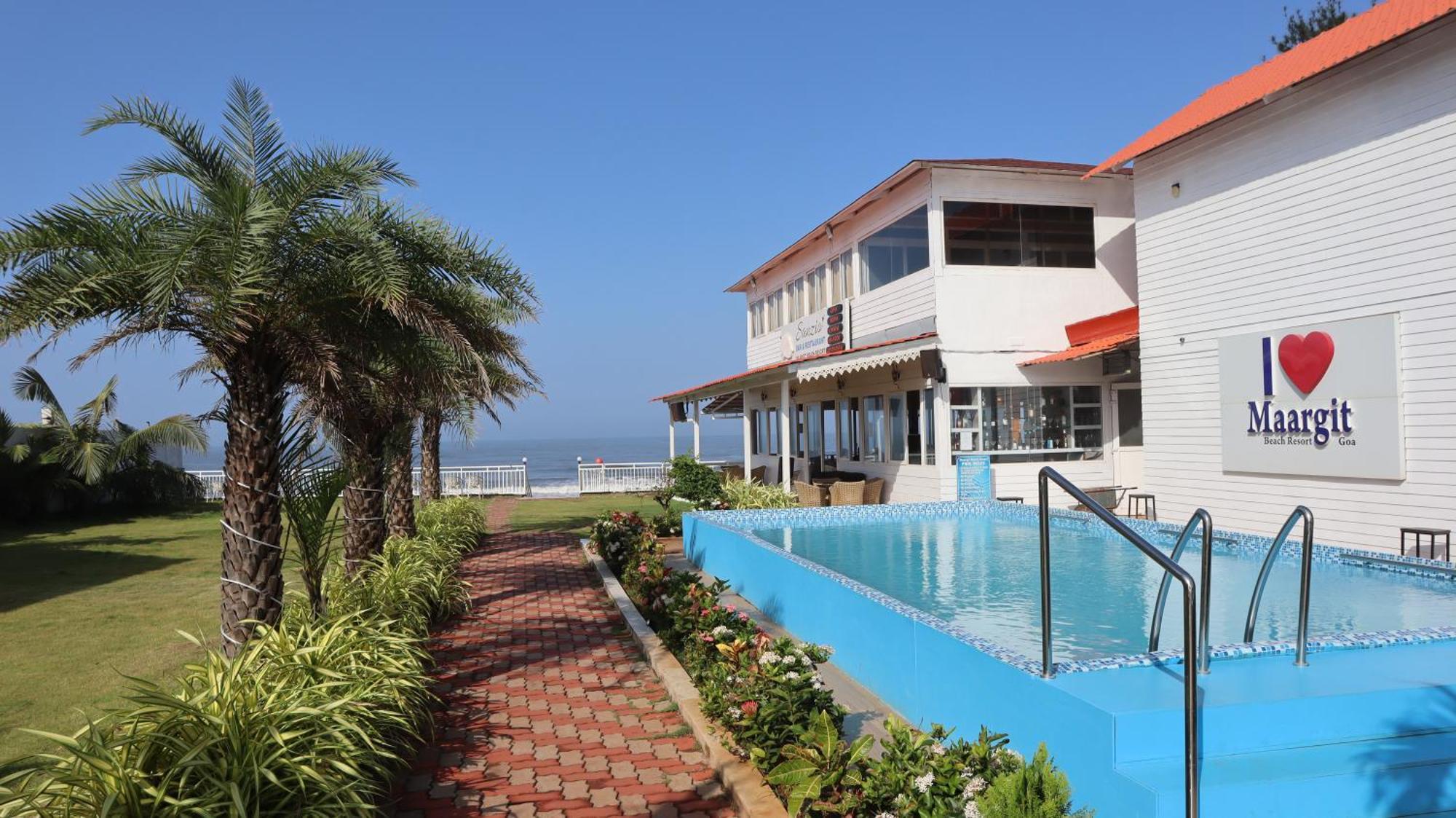 Maargit Beach Resort Mandrem Exteriör bild